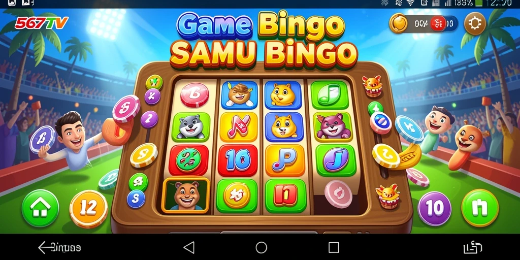 Gameplay seru di aplikasi bingo 567TV.
