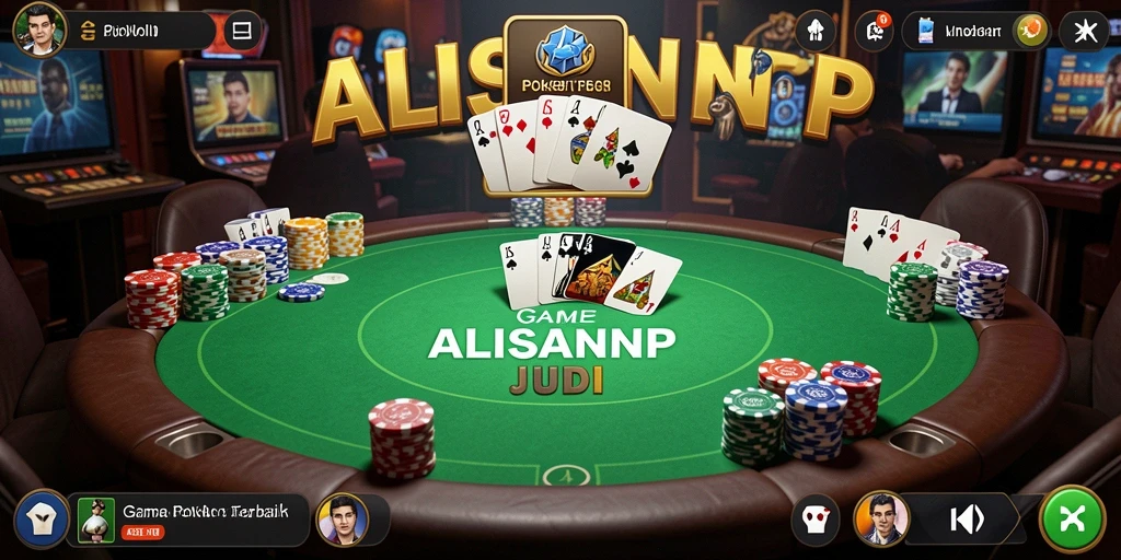 Tampilan gameplay Poker menarik dari ALISANRP dengan aksi seru.