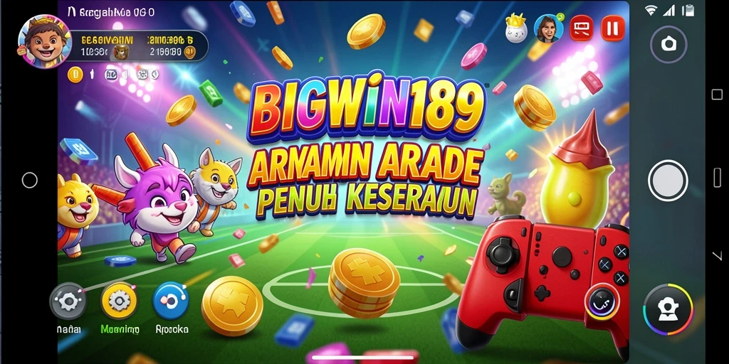 Tampilan gameplay Arcade yang mengasyikkan di BIGWIN189.