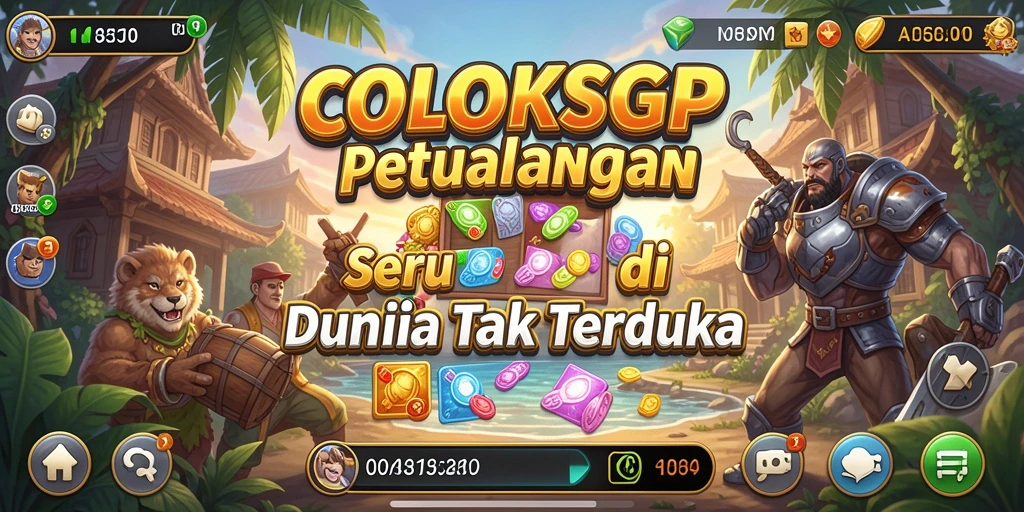 Gameplay COLOKSGP yang menampilkan aksi petualangan seru.