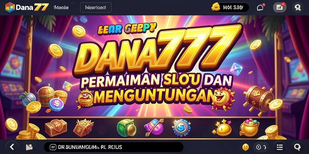 Tampilan gameplay DANA777 yang menarik dan interaktif saat bermain Slot.