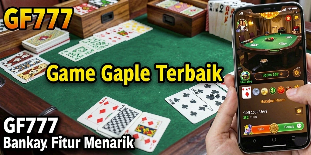 Tampilan gameplay seru GF777 saat bermain Gaple.