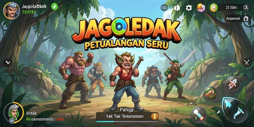 Tampilan gameplay <strong>JAGOLEDAK</strong> yang menegangkan dan penuh aksi.