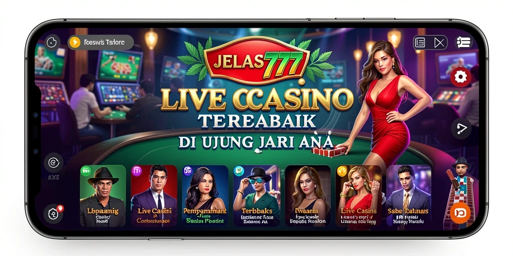 Gameplay Live Casino yang mendebarkan di JELAS777.
