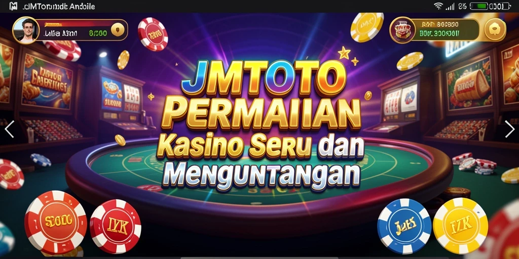Screenshot JMTOTO menampilkan gameplay kasino yang menarik dan interaktif.
