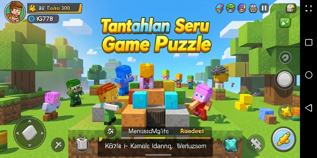Tampilan gameplay KG778 menampilkan teka-teki menantang dan grafis menarik.