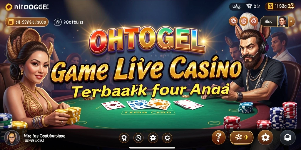 Tampilan gameplay seru di OHTOGEL dengan dealer langsung.