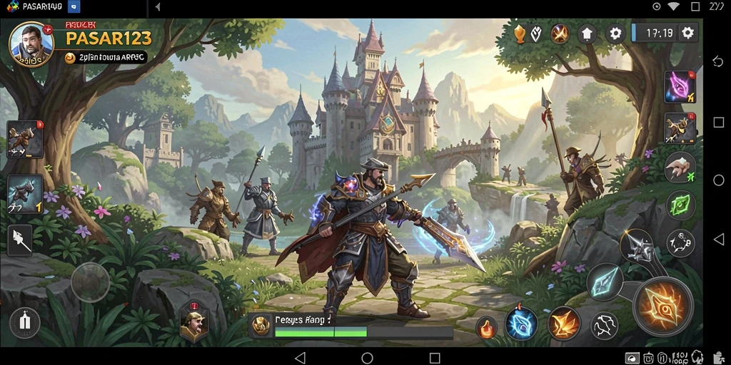 Tampilan gameplay memukau dalam dunia ARPG PASAR123.