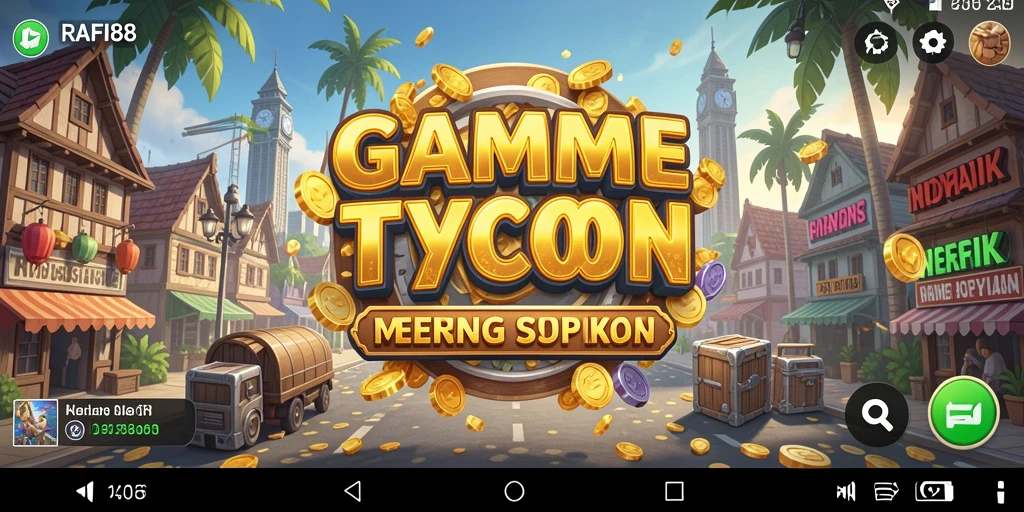 Tampilan gameplay Tycoon yang menarik dan menantang.