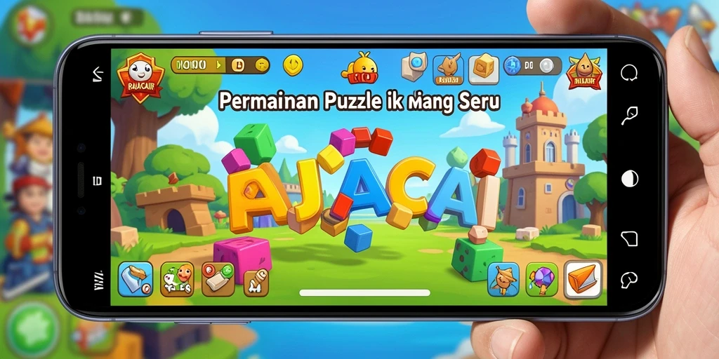 Tampilan gameplay RAJACAIR yang menarik dan penuh tantangan puzzle.