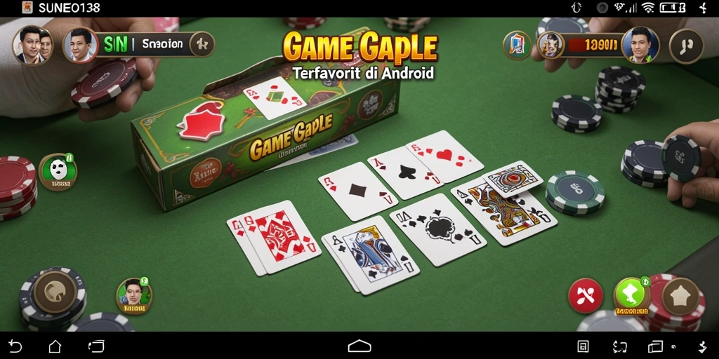 Tampilan gameplay SUNEO138 yang menarik dan interaktif saat bermain Gaple.
