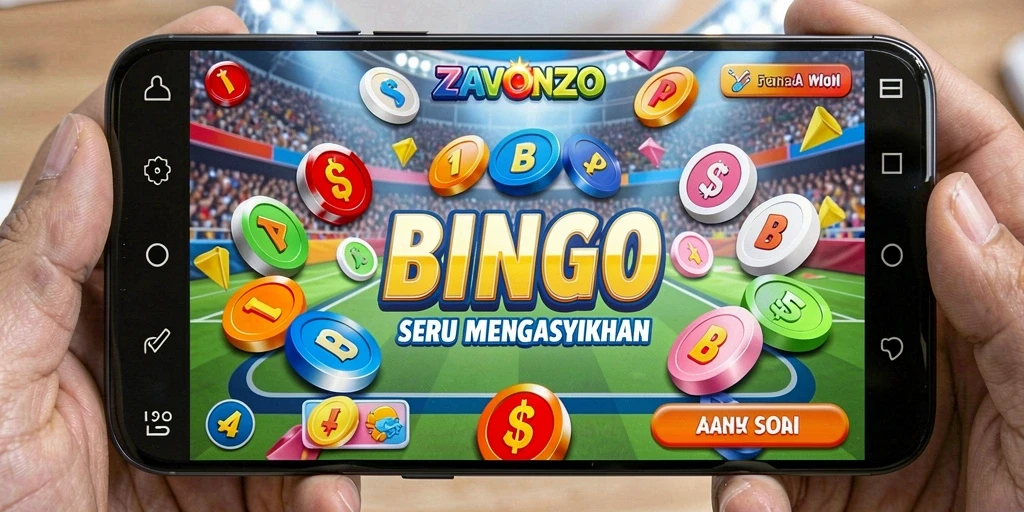 Tampilan gameplay seru dengan berbagai pilihan Bingo